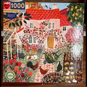 eeBoo English Cottage Puzzle - 1000 Pieces ❤️ 2/$18